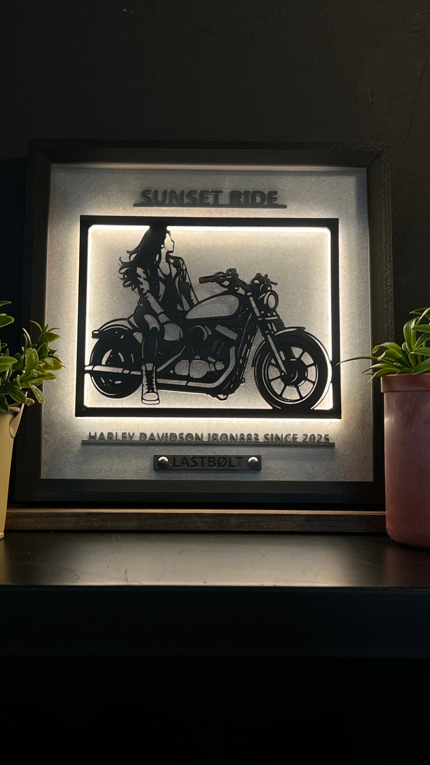 LASTBØLT Custom Memory Light Frame Art