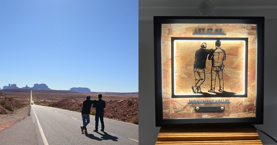 Monument Valley / Memory Light Frame Art