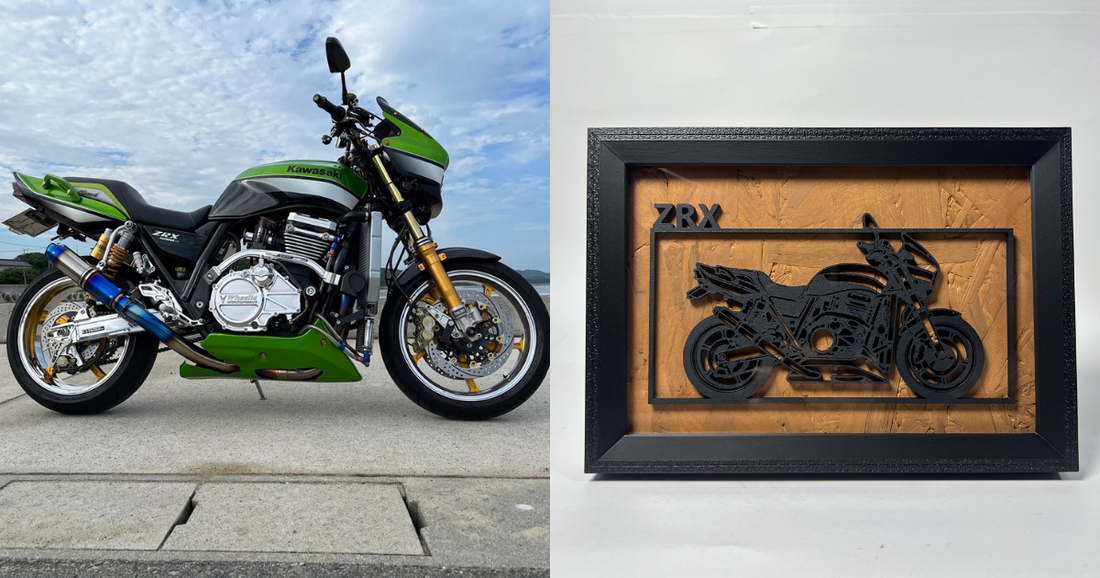 Kawasaki ZRX1200 / Motorcycle Frame Art