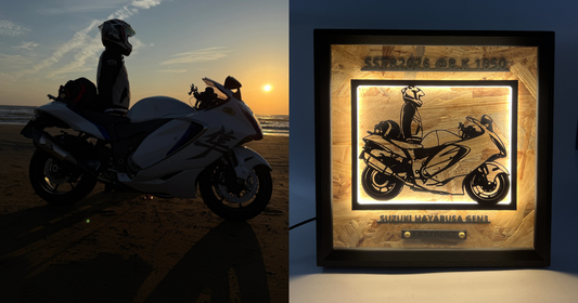 SUZUKI HAYABUSA / Memory Light Frame Art