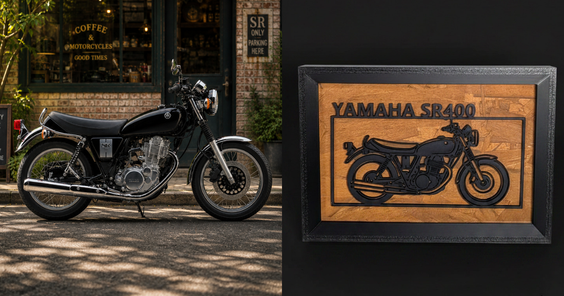 YAMAHA SR400 / Motorcycle Frame Art