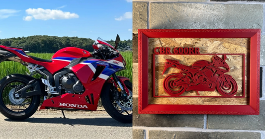 HONDA CBR600RR / Motorcycle Frame Art