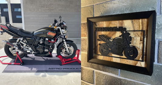 YAMAHA XJR400 / Motorcycle Frame Art