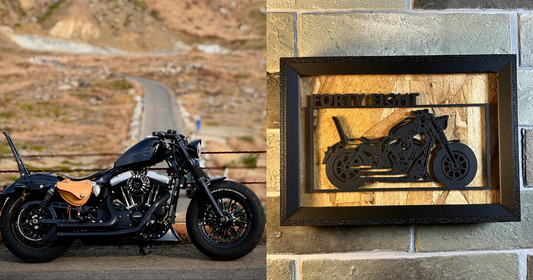 Harley-Davidson Forty-Eight / Motorcycle Frame Art