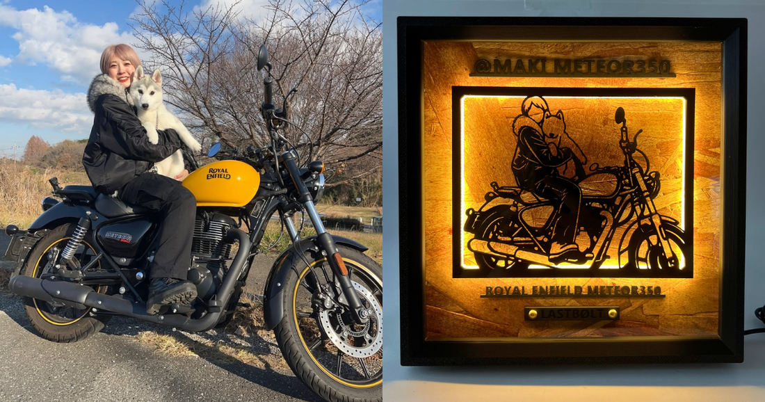 Royal Enfield Meteor 350 / Memory Light Frame Art