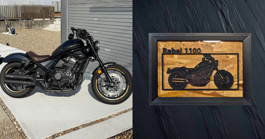 HONDA Rebel1100 / Motorcycle Frame Art
