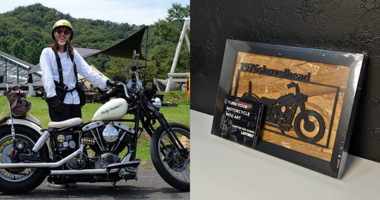 Harley Davidson Shovelhead / Motorcycle Frame Art