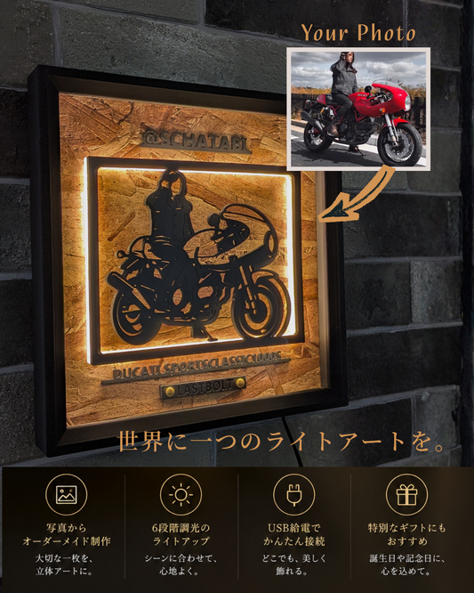 LASTBØLT Custom Memory Light Frame Art