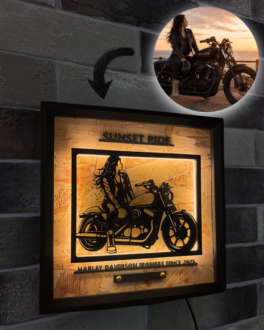 LASTBØLT Memory Light Frame Art