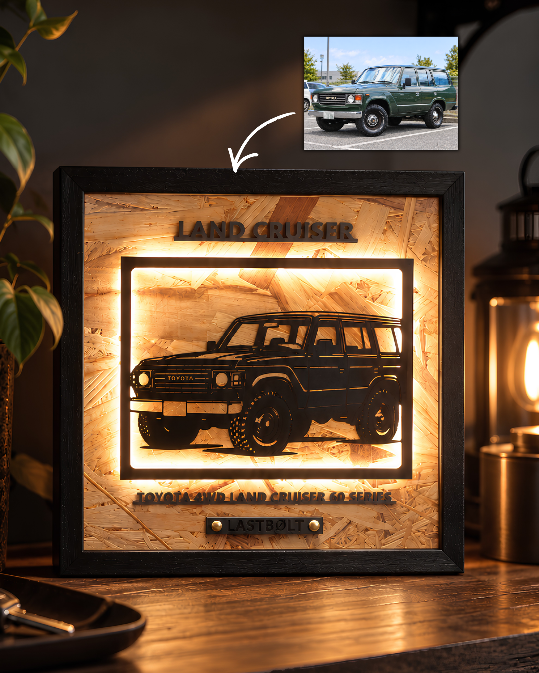 SQUARE｜ Car Frame Art