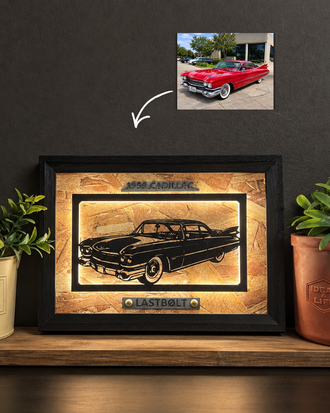 WIDE LIGHT ｜ Car Frame Art