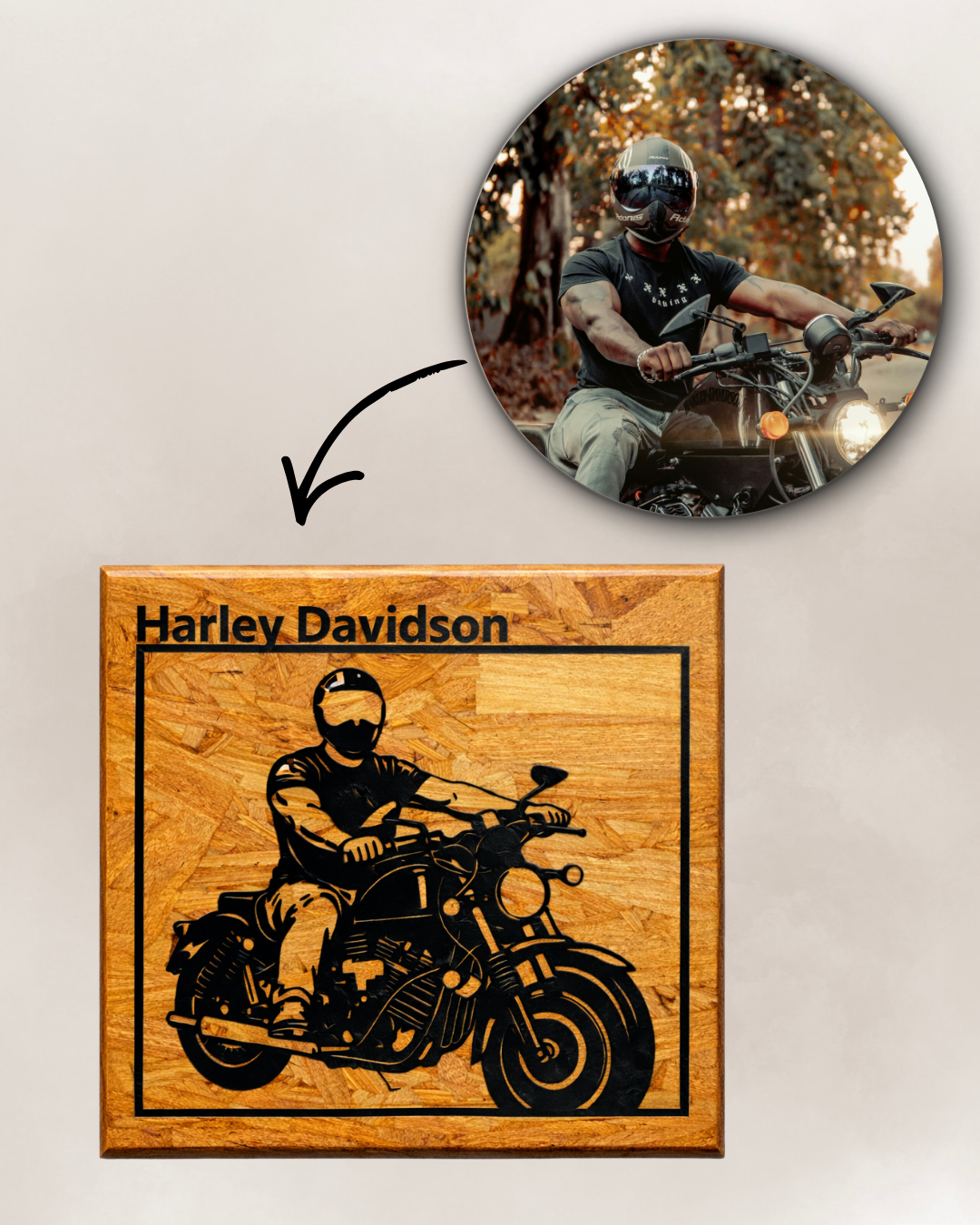 RIDER EDITION – Motorcycle Frame Art