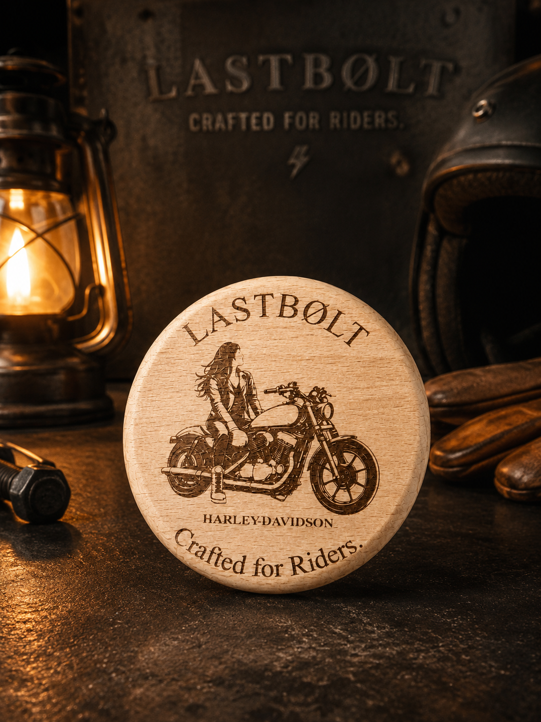 【Natural】Motorcycle Custom Magnetic Bottle Opener