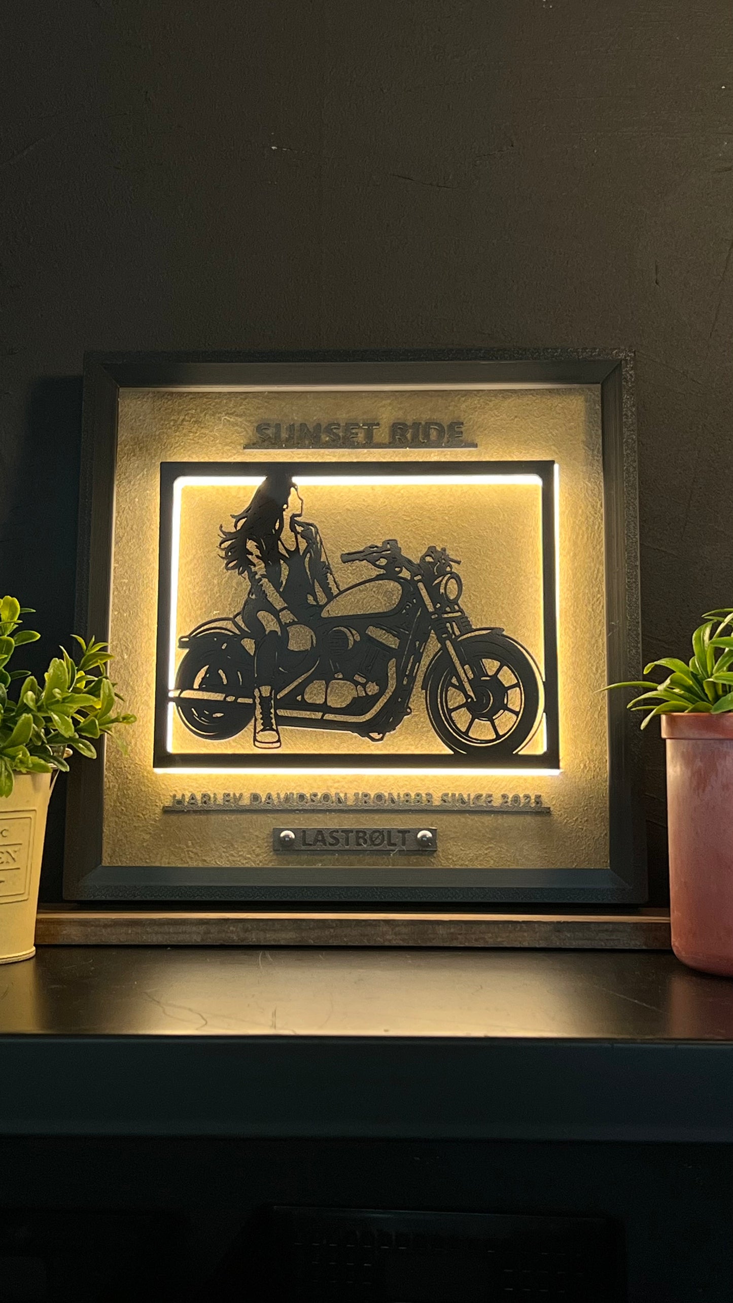 LASTBØLT Custom Memory Light Frame Art
