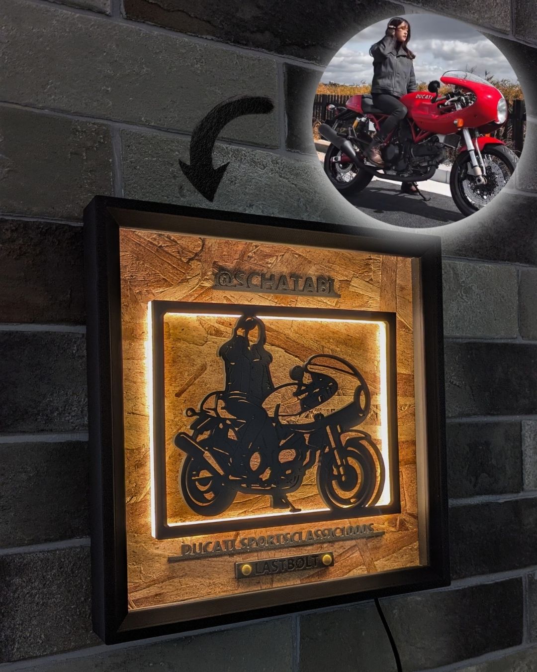 LASTBØLT Memory Light Frame Art