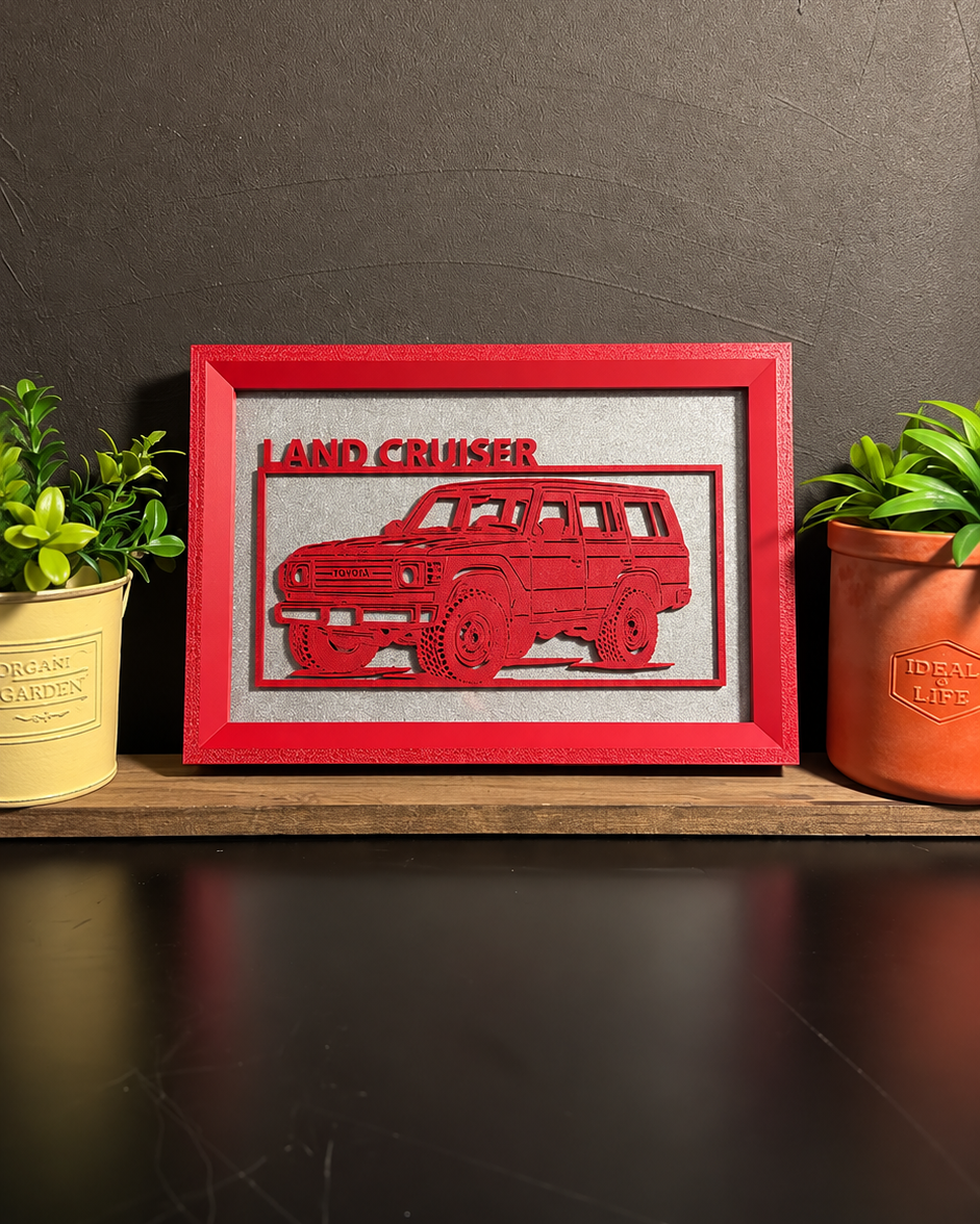 【WINE RED】 WIDE｜ Car Frame Art